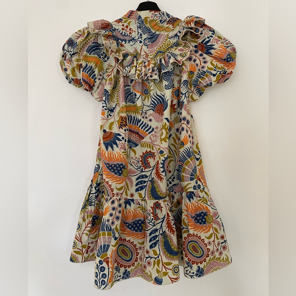Floral Ruffle Mini Dress - Picture 3 of 7